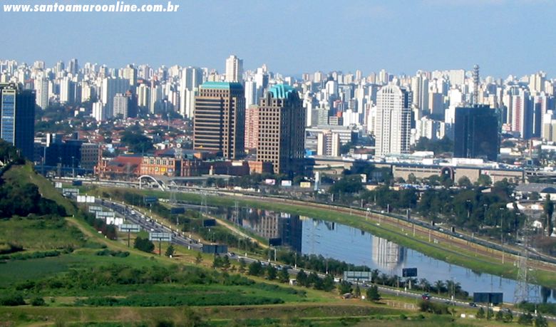 O Shopping SP Market, visto do Morumbi